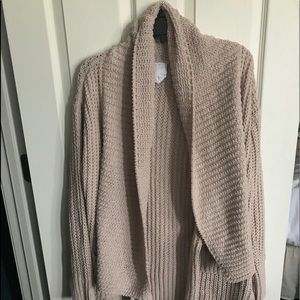 Chunky knit cardigan